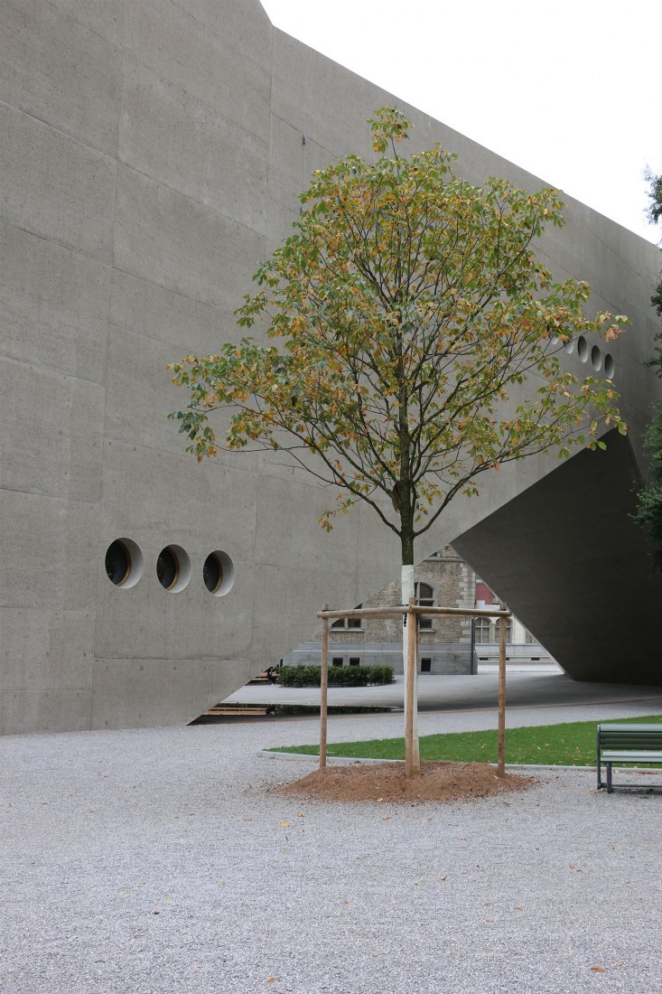 Vista exterior. Museo Nacional Suizo de Christ & Gantenbein. Fotografía © José Juan Barba