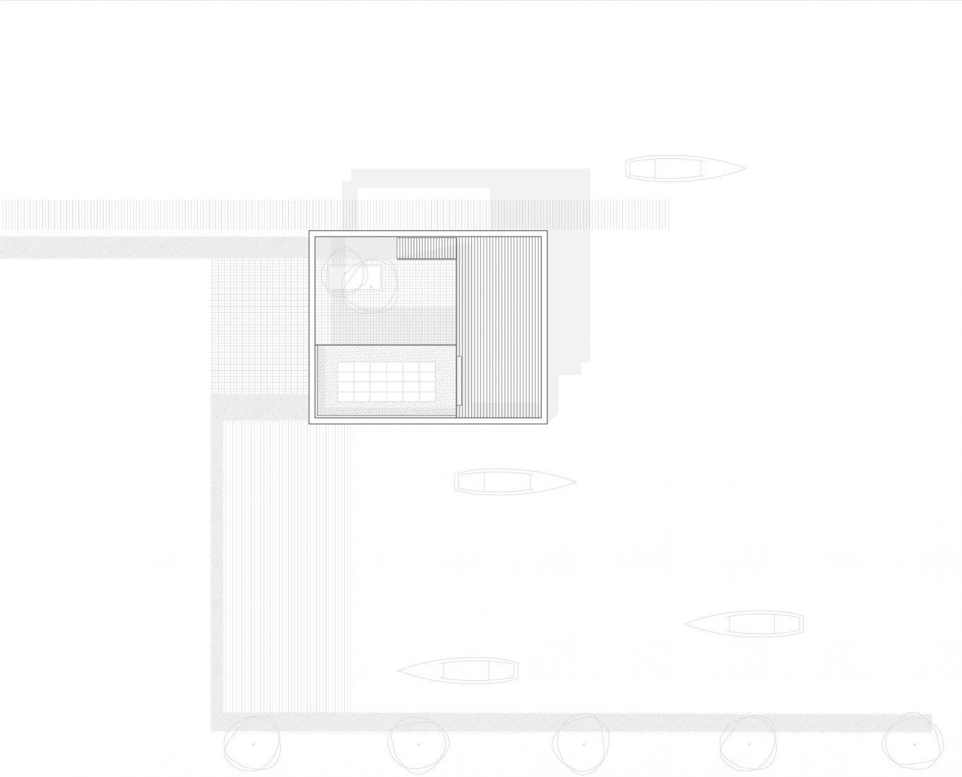 Contexto urbano. Piushaven Harbour Pavilion Tilburg por CIVIC Architects y BRIGHT Urban Futures. Infografía © CIVIC Architects