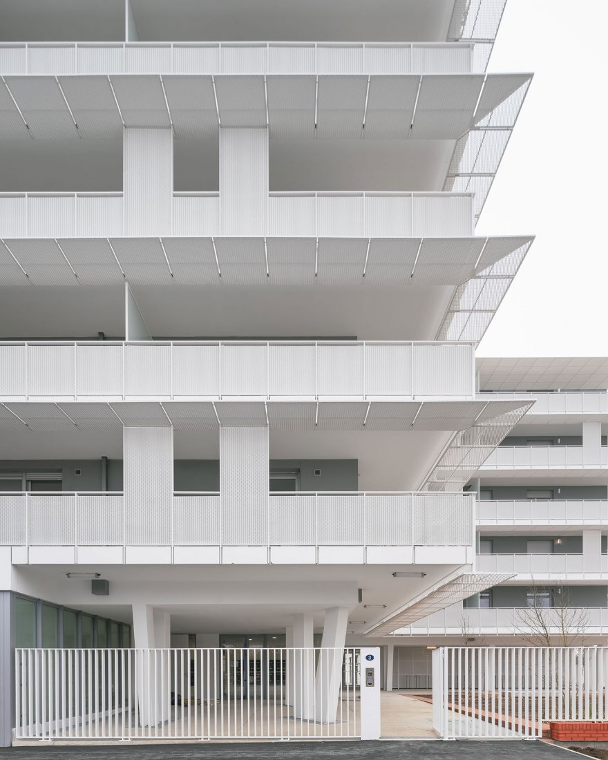 110 Viviendas en Toulouse por CoBe Architecture et Paysage. Fotografía por Cédric Colin.