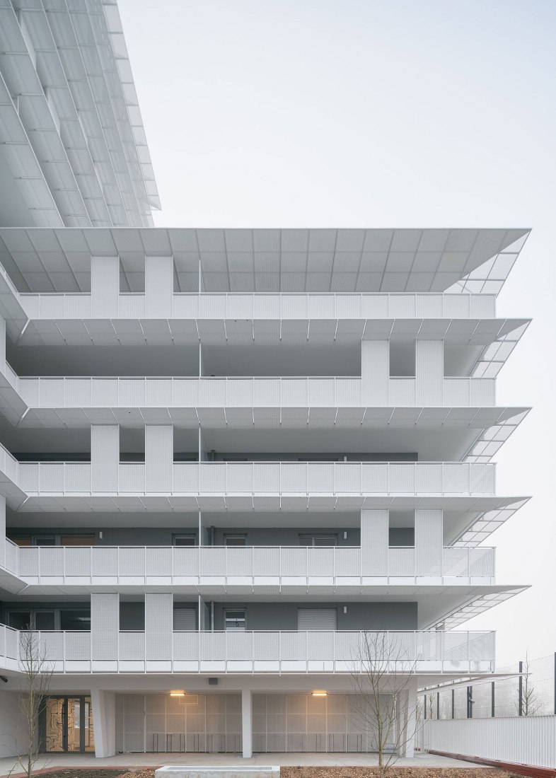 110 Viviendas en Toulouse por CoBe Architecture et Paysage. Fotografía por Cédric Colin.