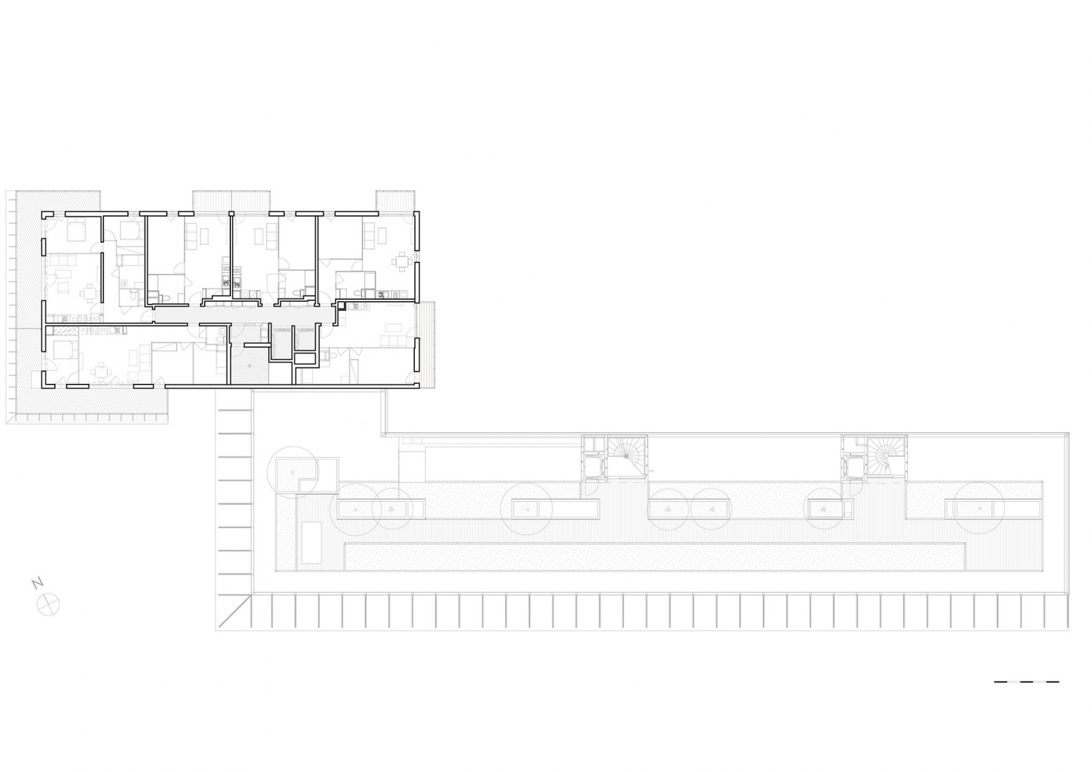 Planta sexta. 110 Viviendas en Toulouse por CoBe Architecture et Paysage.