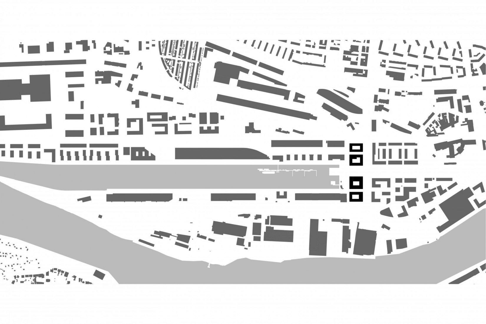 Site plan. Europahafenkopf, new housing and office complex by COBE