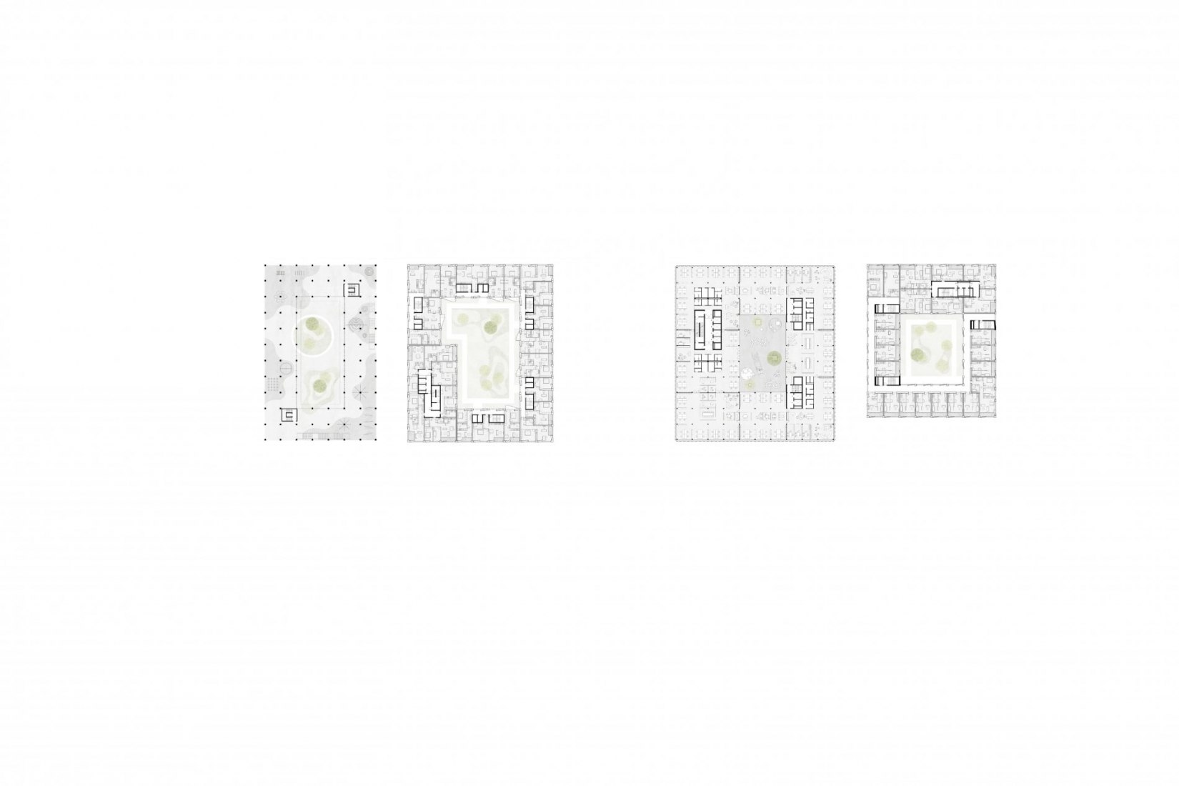 Floor plans. Europahafenkopf, new housing and office complex by COBE