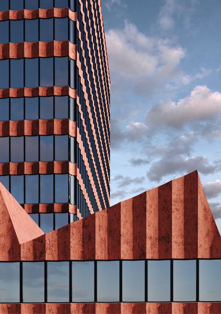 Europahafenkopf, new housing and office complex by COBE
