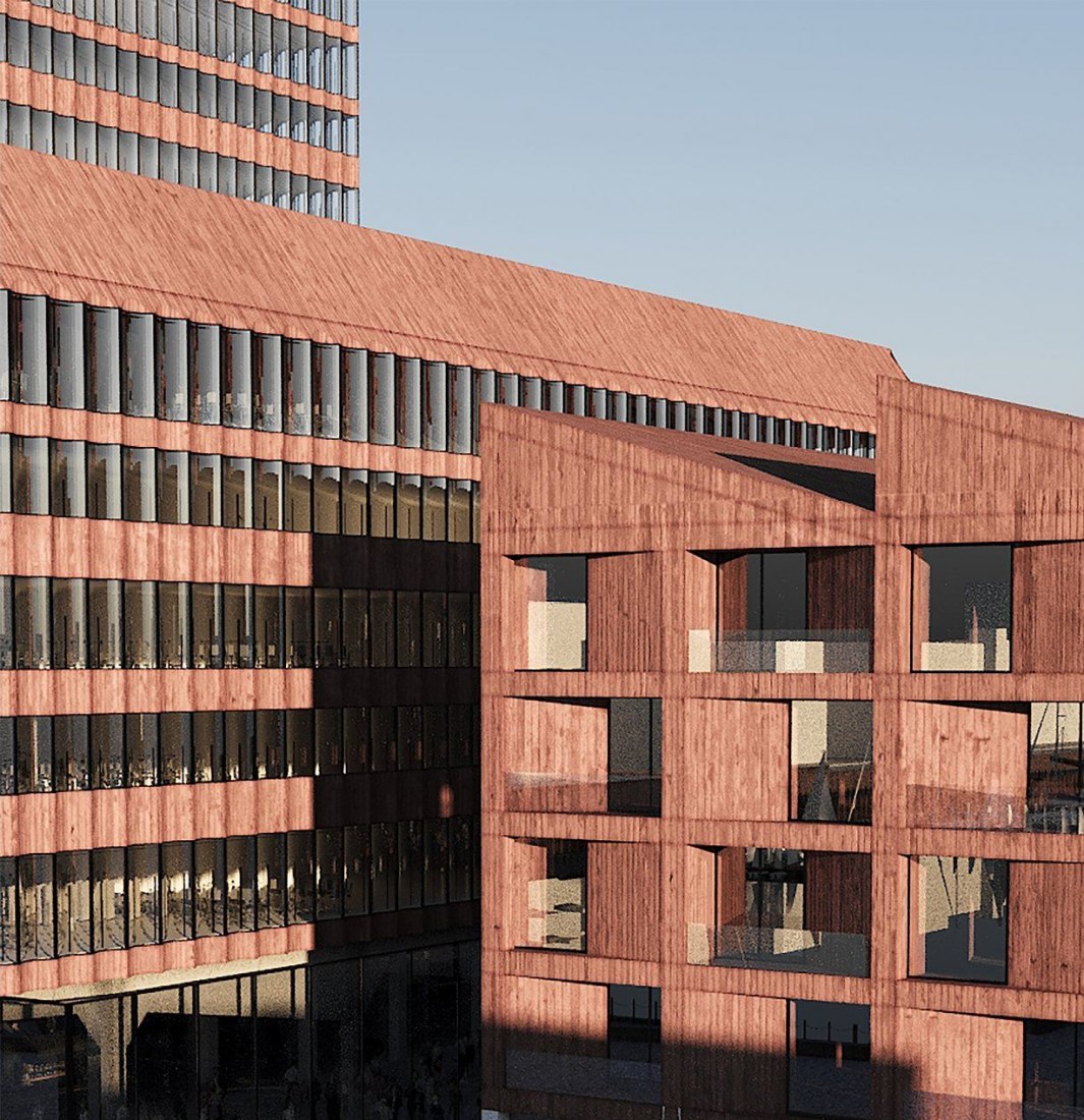 Europahafenkopf, new housing and office complex by COBE