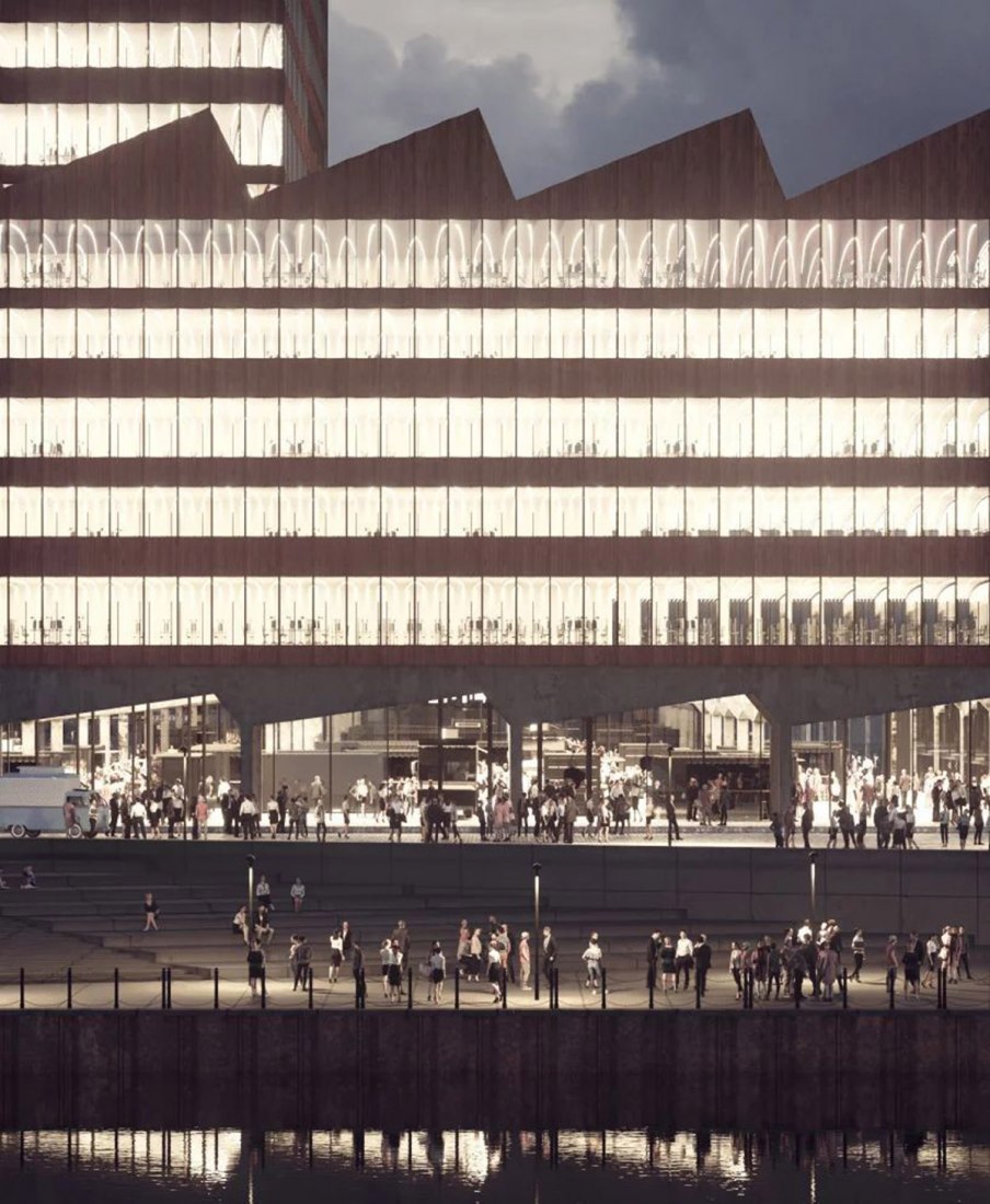 Europahafenkopf, new housing and office complex by COBE