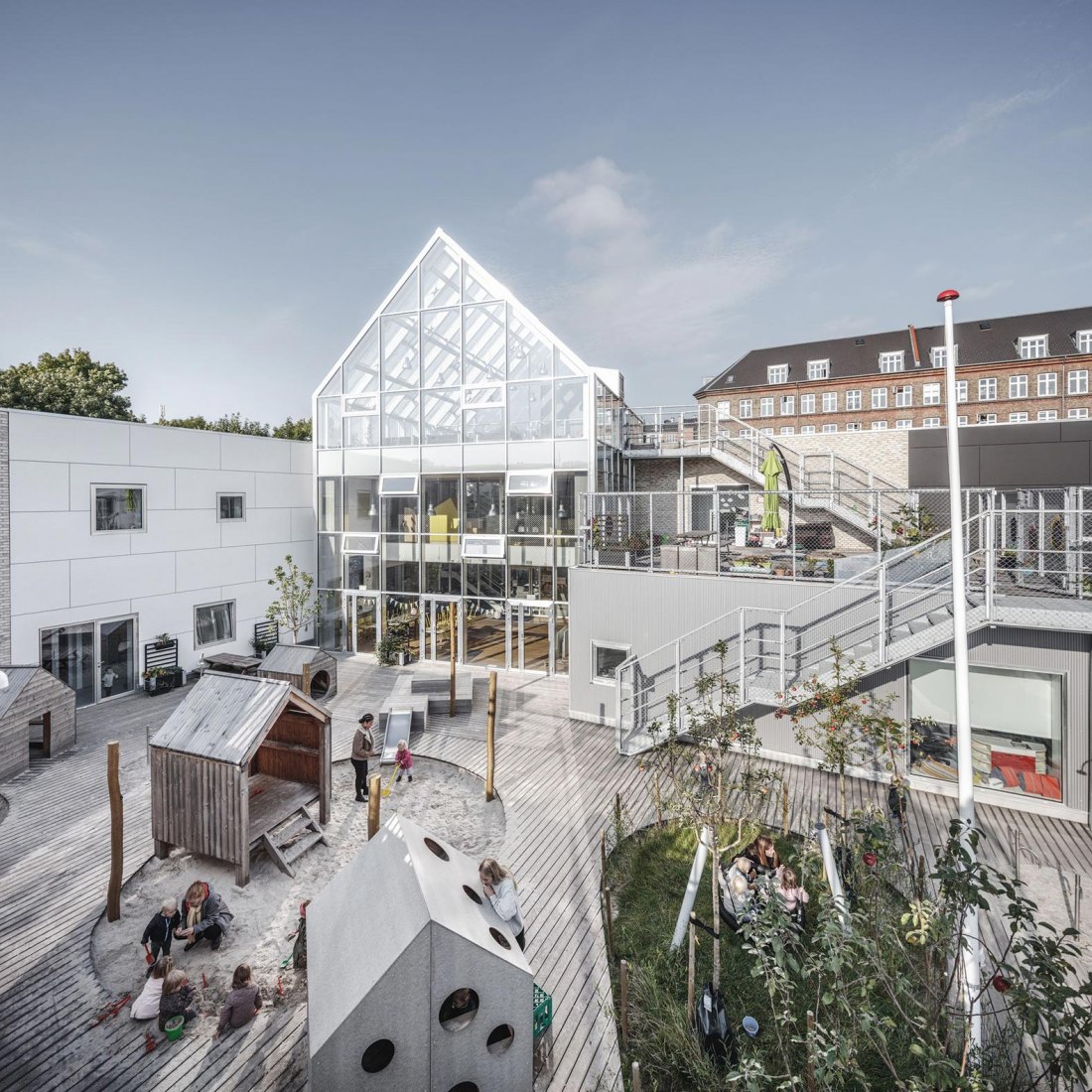 Ciudad de los niños de Christianshavn por COBE y NORD Architects Copenhagen. Fotografía por Rasmus Hjortshøj - COAST
