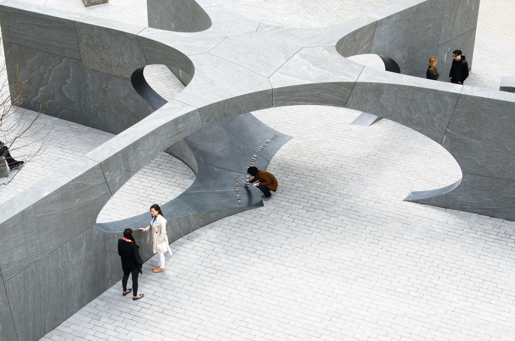 MIT Sean Collier Memorial by Höweler+Yoon Architecture. Photograph by Iwan Baan