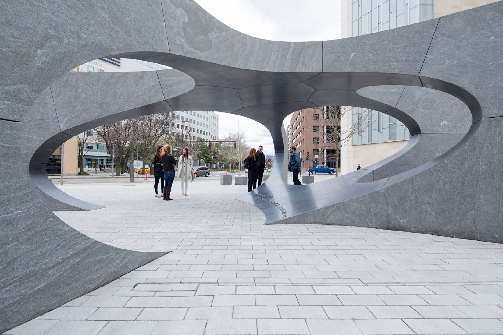 MIT Sean Collier Memorial by Höweler+Yoon Architecture. Photograph by Iwan Baan