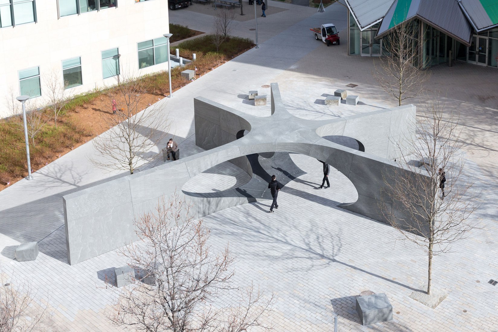 MIT Sean Collier Memorial by Höweler+Yoon Architecture. Photograph by Iwan Baan