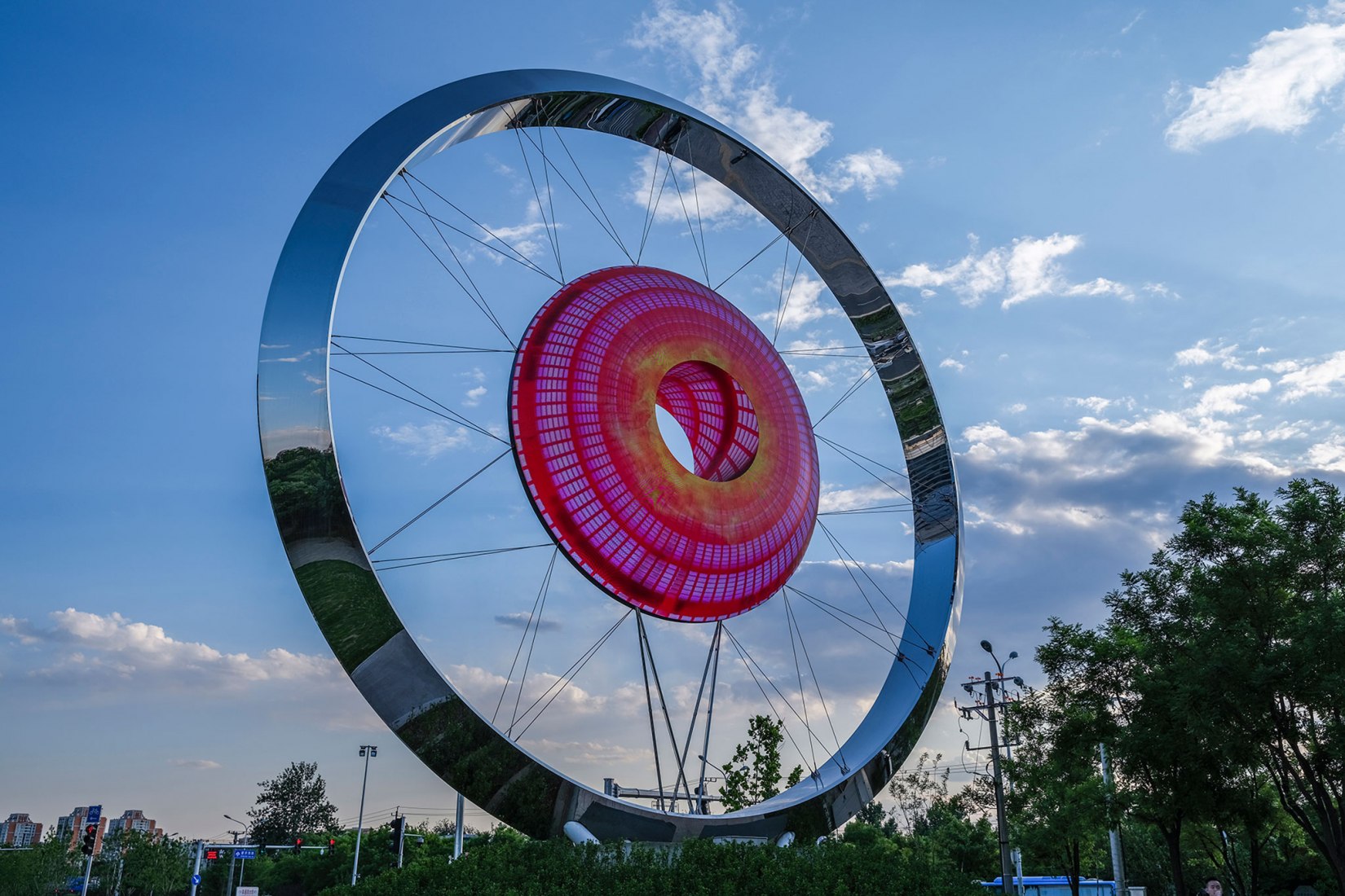 Colorful Wangjing por Hu Quanchun. Fotografia por Jin Weiqi.