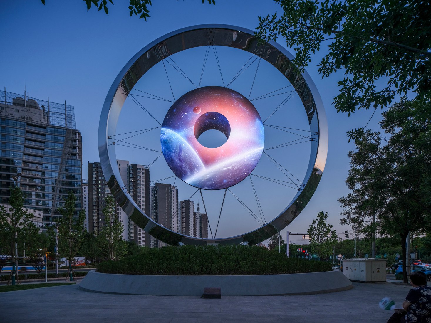 Colorful Wangjing por Hu Quanchun. Fotografia por Jin Weiqi.