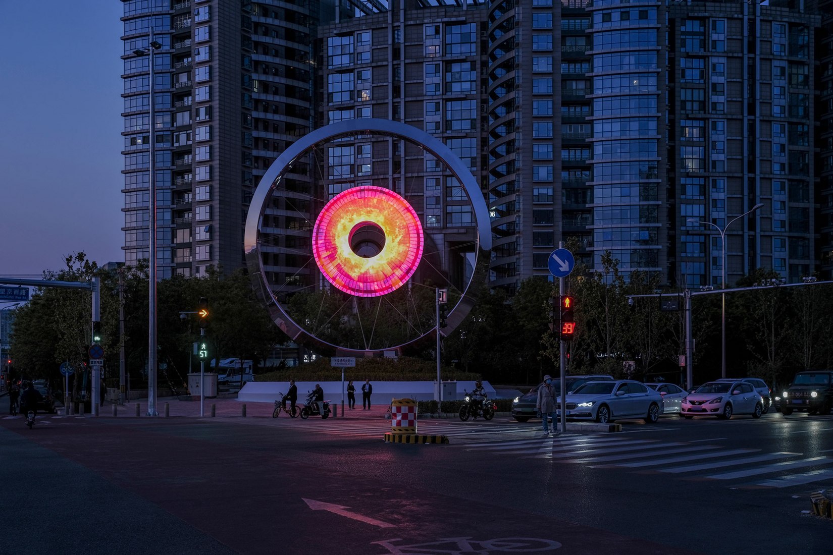 Colorful Wangjing por Hu Quanchun. Fotografia por Jin Weiqi.
