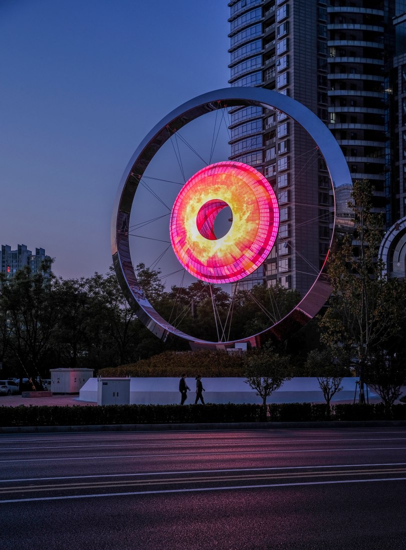 Colorful Wangjing por Hu Quanchun. Fotografia por Jin Weiqi.