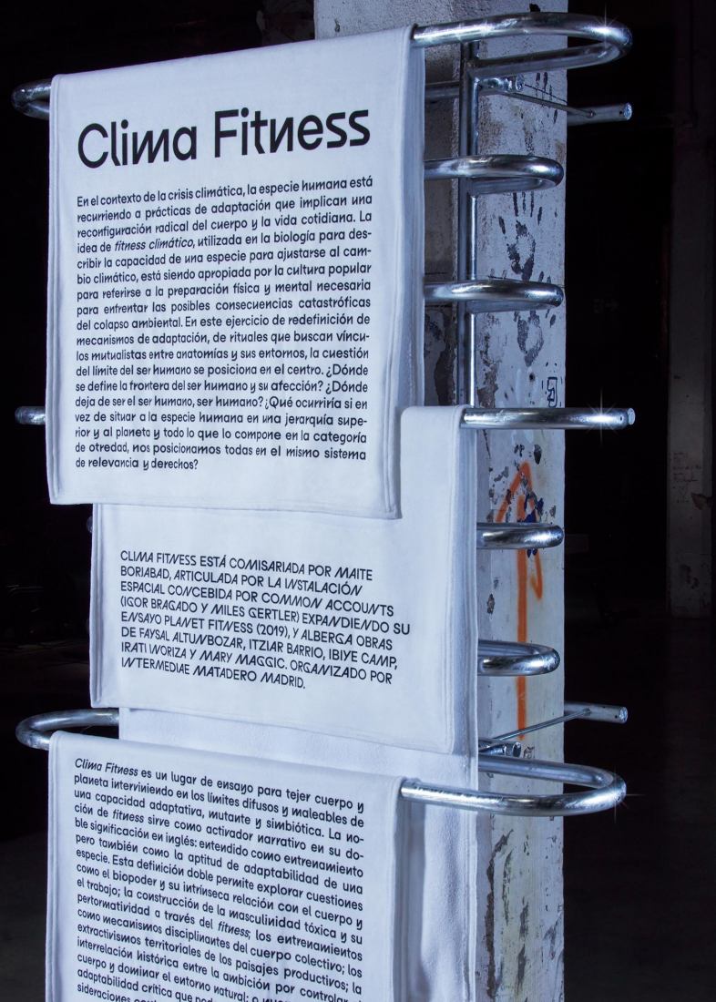 Clima Fitness. Instalación por Common Accounts. Fotografía por Geray Mena. 