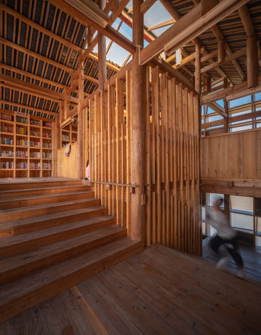 Biblioteca infantil Pingtan por Condition Lab. Fotografía por Zhao Sai.