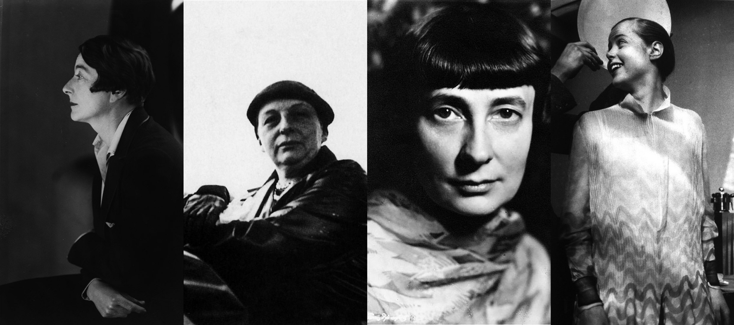 Eileen Gray (Enniscorthy, Ireland, 1878-Paris, 1976), Lilly Reich (Berlin, 1885-1947), Margarete Schütte-Lihotzky (Vienna, 1897-2000) and Charlotte Perriand (Paris, 1903-1999)