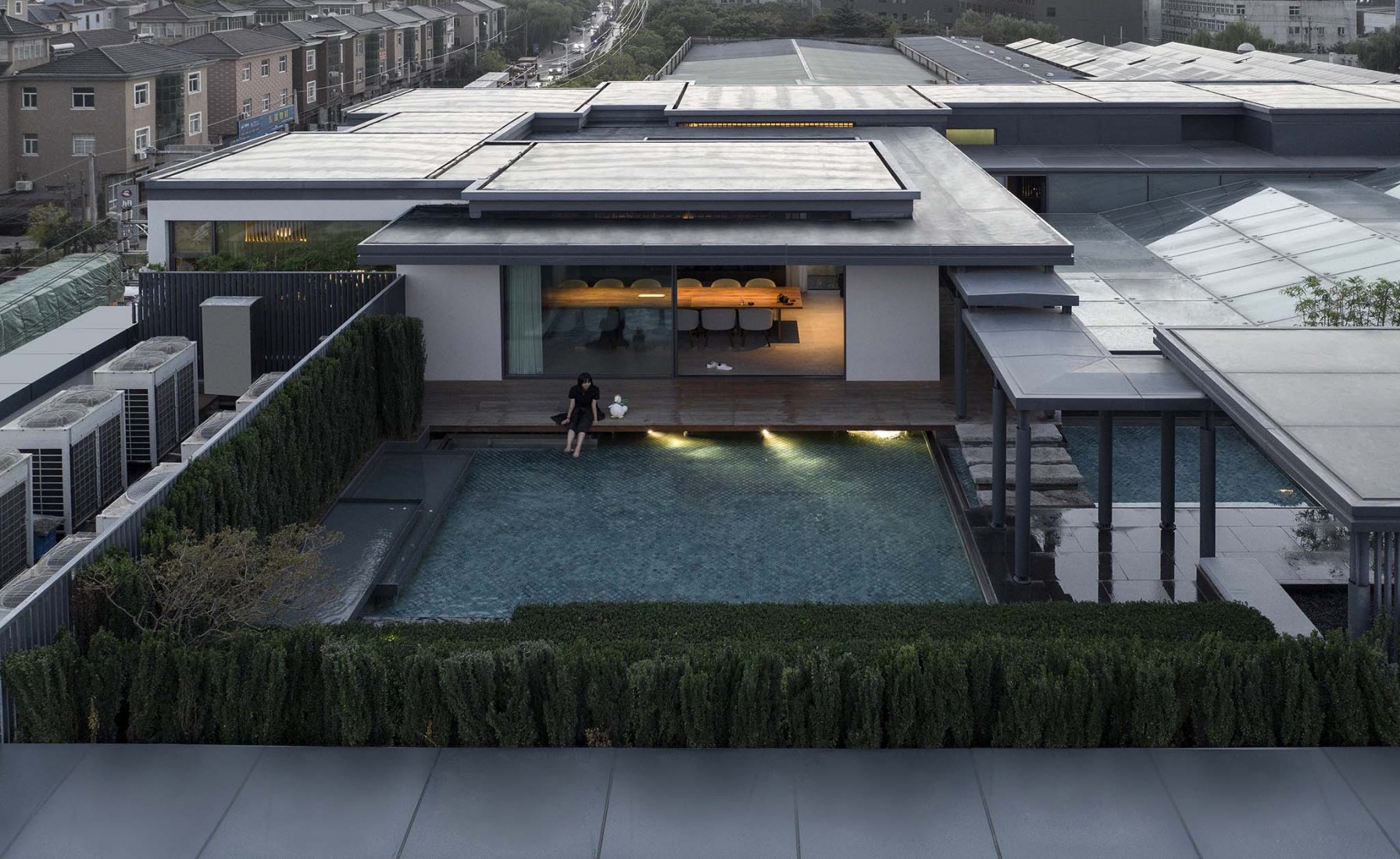 Courtyard Xiaoya by DA XIANG Design Studio. Photograph by Haha Lu.