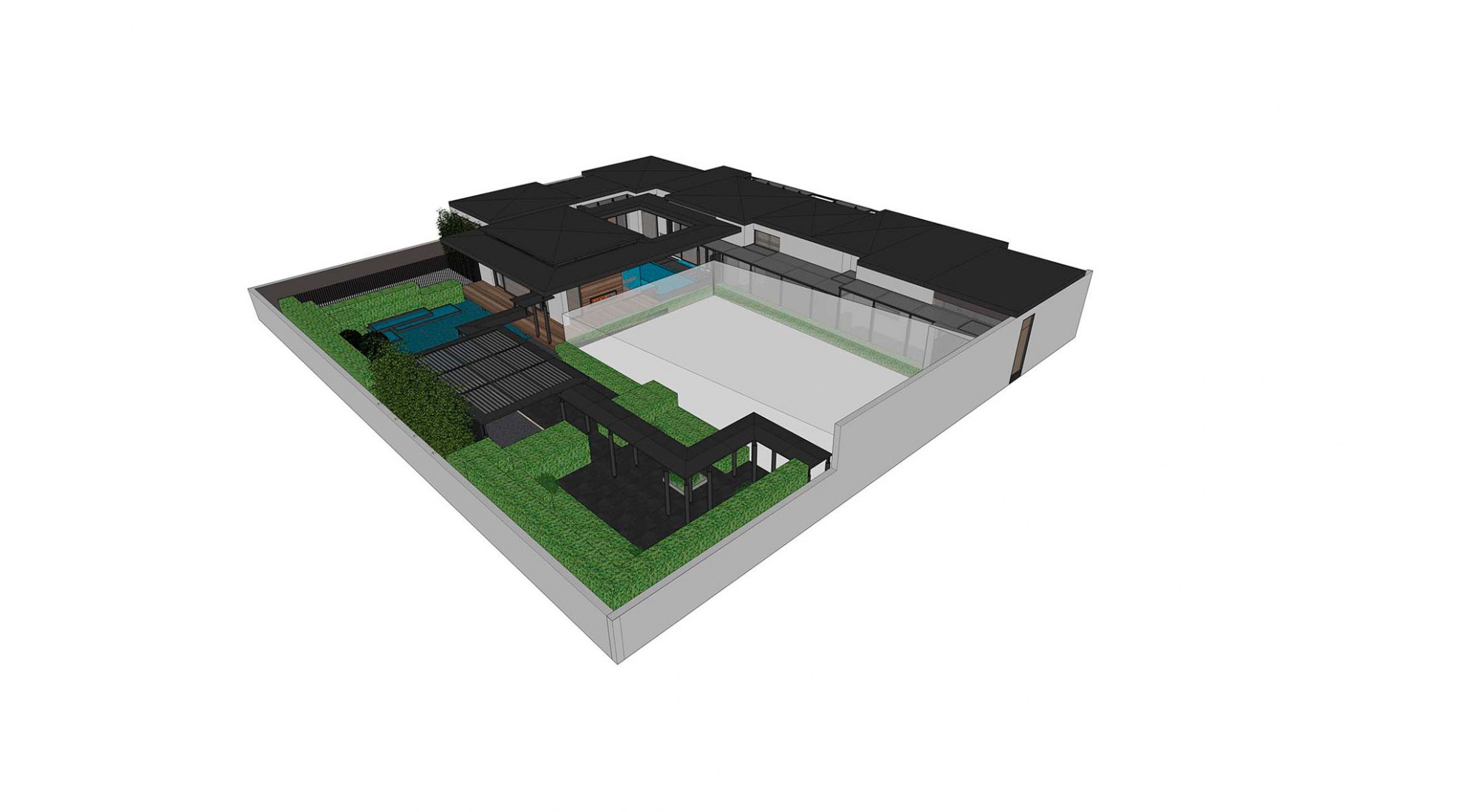 Conceptual graphs diagram 1. Courtyard Xiaoya by DA XIANG Design Studio.