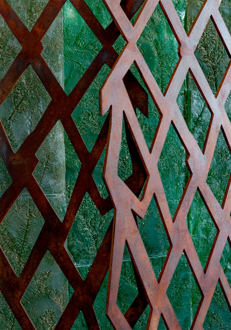 Detail of Sans titre (Mur XVIII) in Casa França-Brasil, Rio de Janeiro. Private Collection. Photograh: Sergio Arajo © ADAGP, Paris 2016