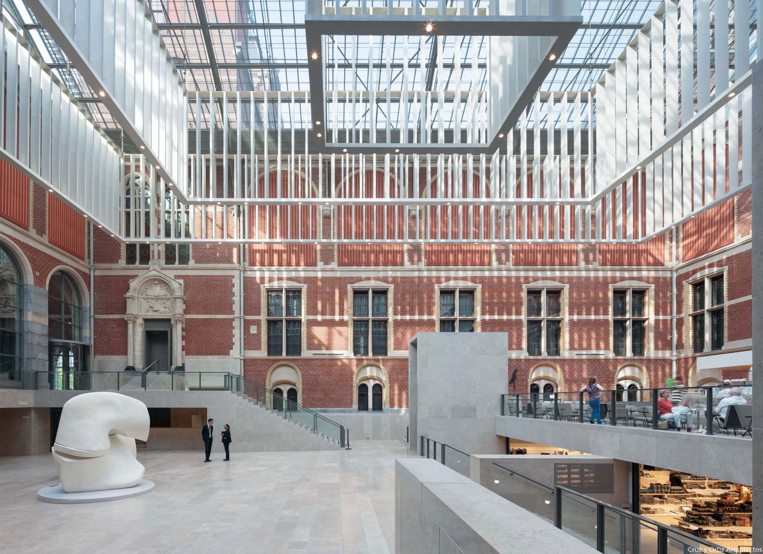 The Rijksmuseum by Cruz y Ortiz Arquitectos. Photograph by Duccio Malagamba.