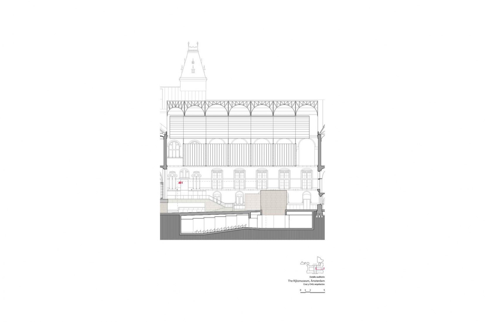Detalle. El Rijksmuseum por Cruz y Ortiz Arquitectos.