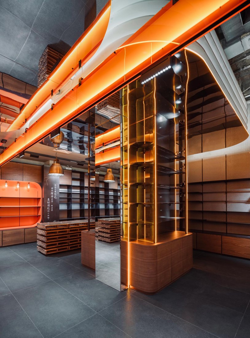Tienda insignia de Qpokee en Sanlitun por Cun Design. Fotografía por Wu qingshan, Shuangshuang.