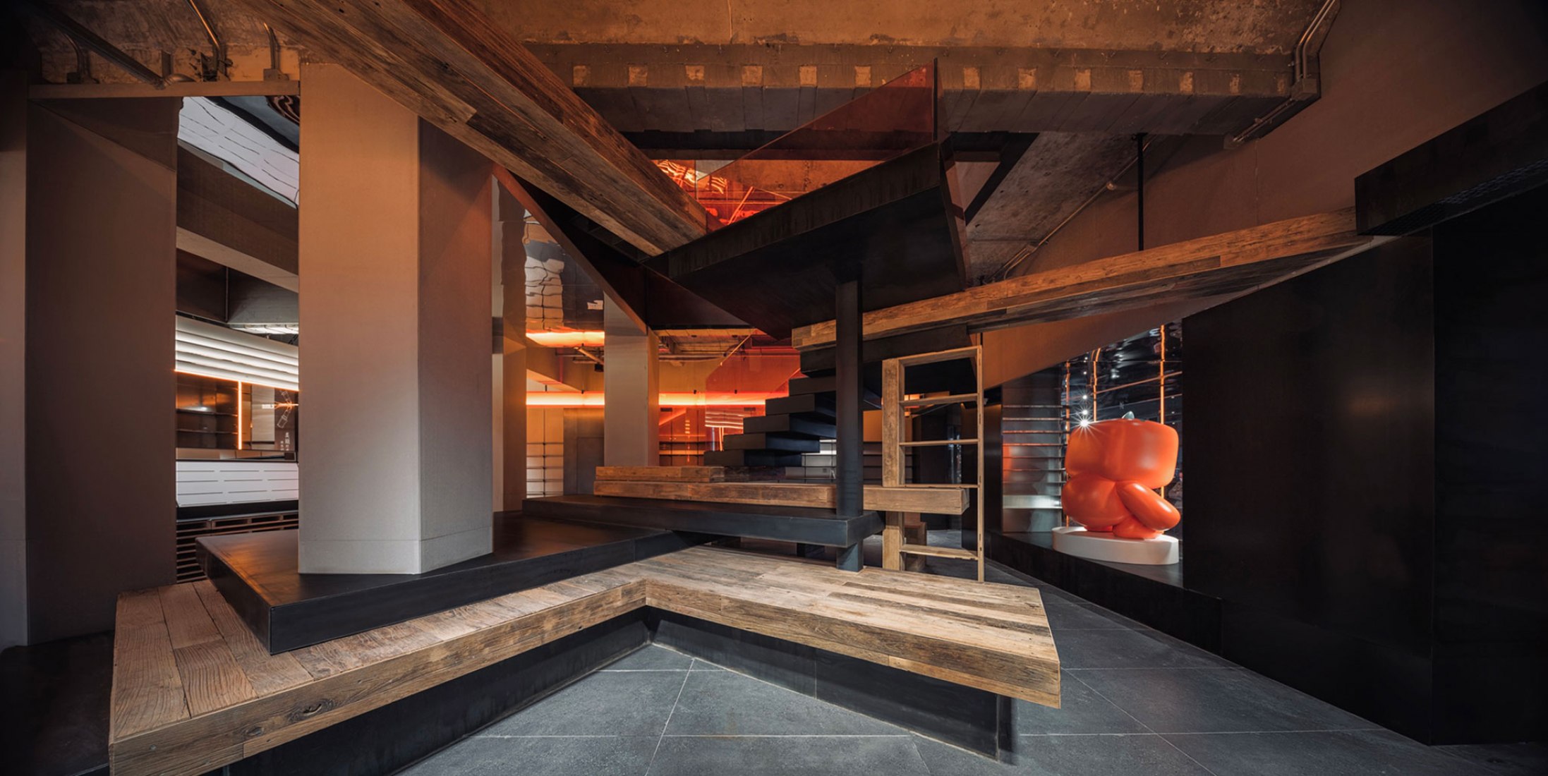Tienda insignia de Qpokee en Sanlitun por Cun Design. Fotografía por Wu qingshan, Shuangshuang.