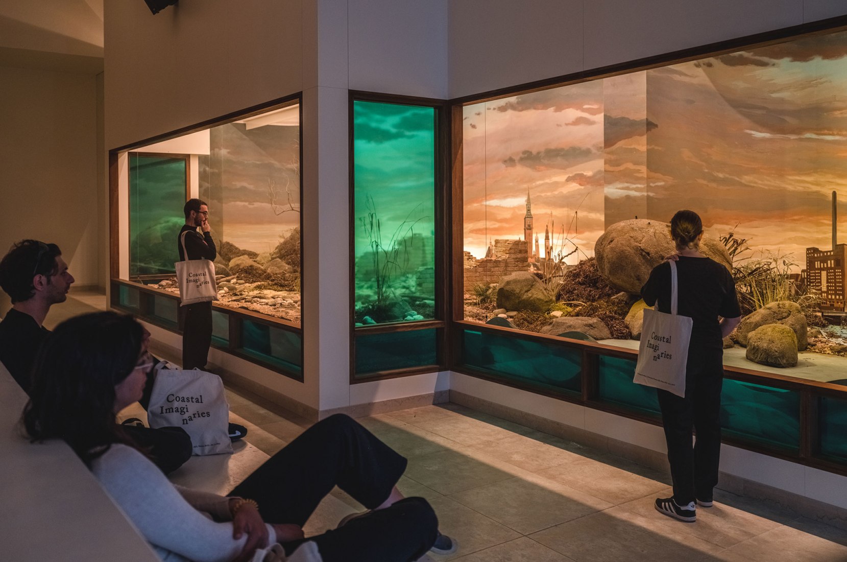"Coastal Imaginaries", Danish Pavilion at Venice Biennale 2023. Photograph by Rasmus Hjortshoj