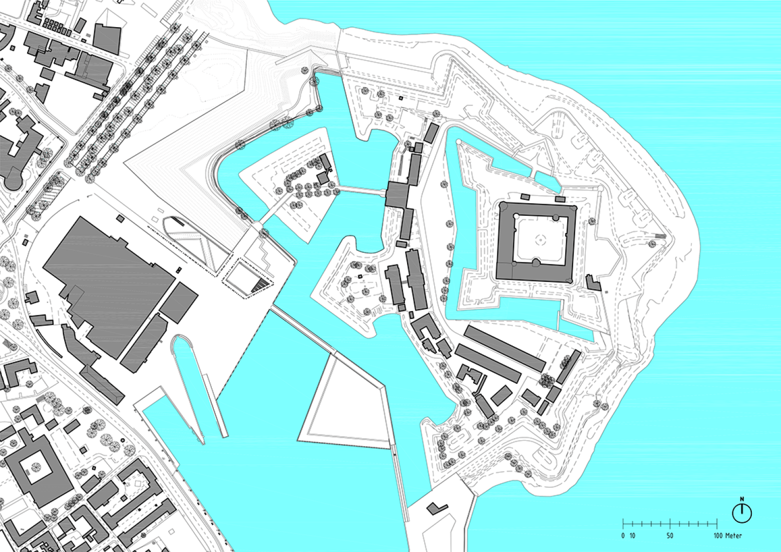 Localización. Museo Marítimo Danés por BIG. Cortesía de EU Mies Awards. 