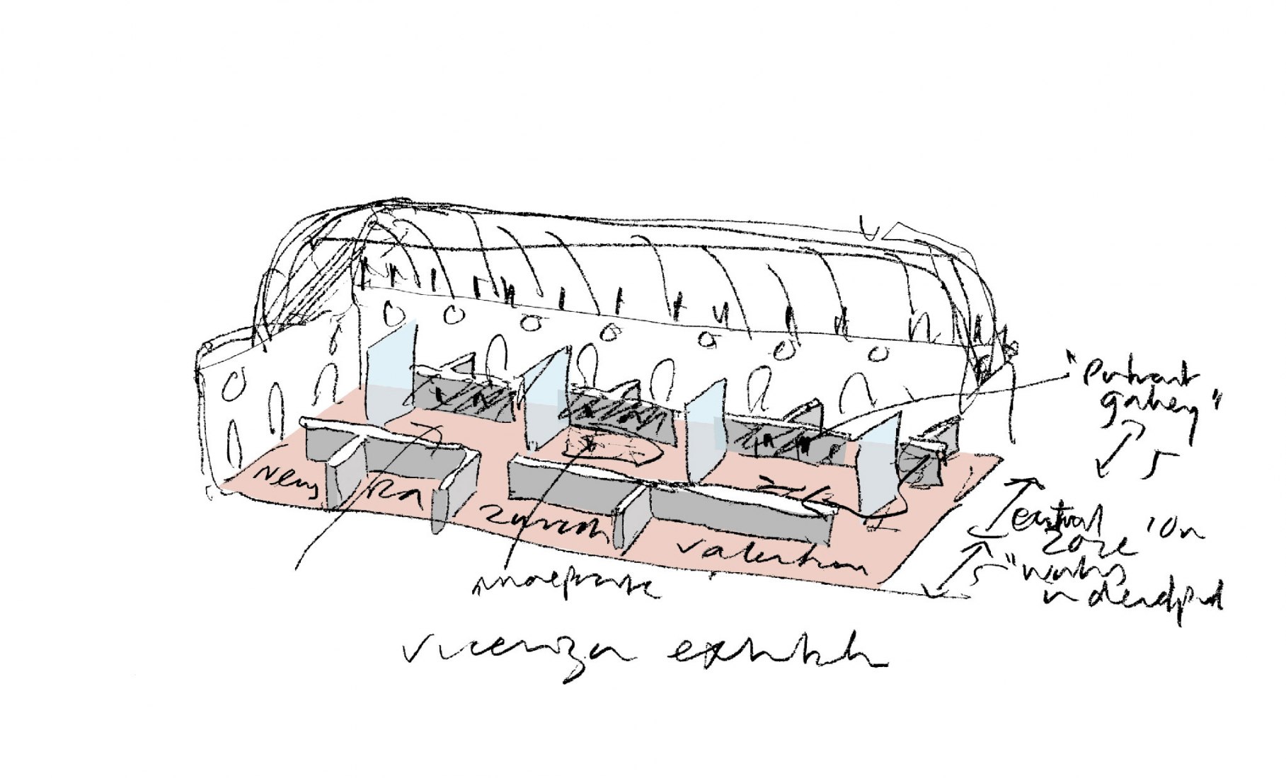 Sketch by David Chipperfield. Image courtesy of David Chipperfield Architects