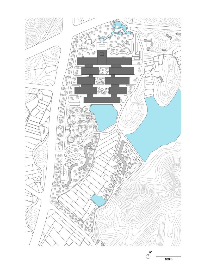 Site plan. Zhejiang Museum of Natural History by David Chipperfield Architects.