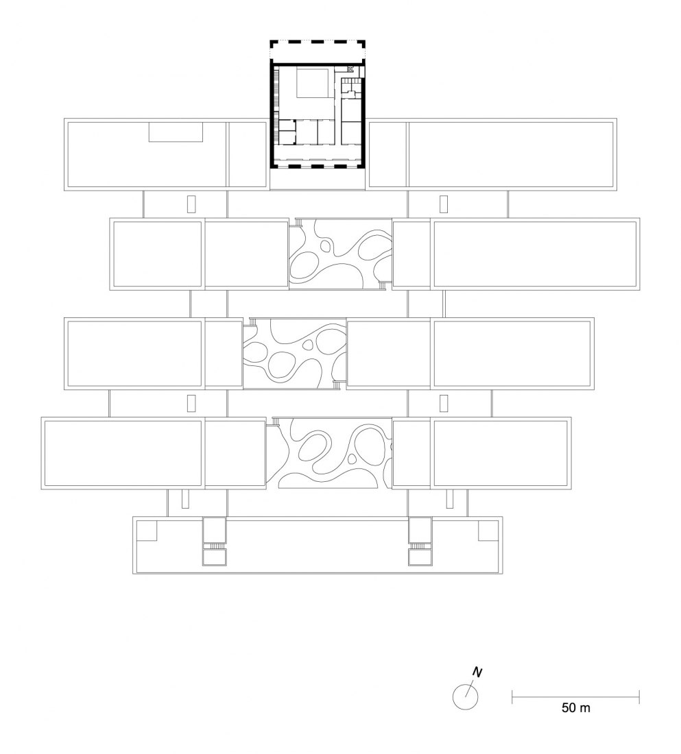 Floor plan VIP level. Zhejiang Museum of Natural History by David Chipperfield Architects.