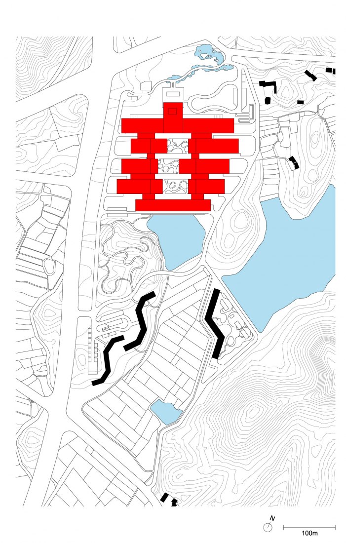 Location plan. Zhejiang Museum of Natural History by David Chipperfield Architects.
