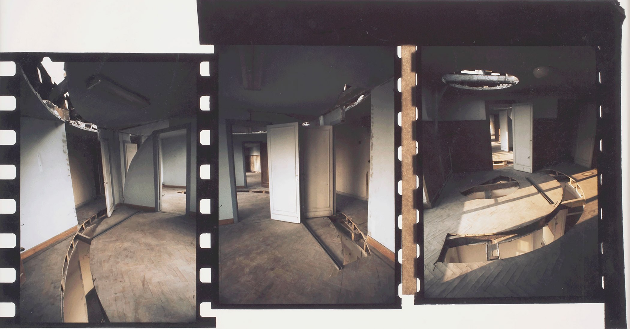 Gordon Matta-Clark, Office Baroque, 1977 (detail)