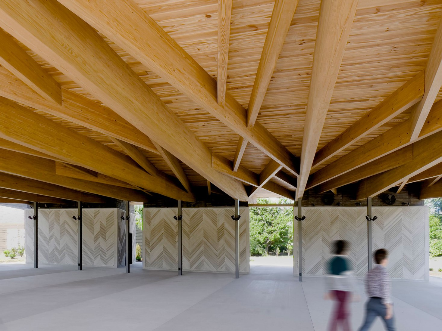 Locust Grove Event Pavilion by de Leon & Primmer Architecture Workshop. Image courtesy de Leon & Primmer Architecture Workshop.