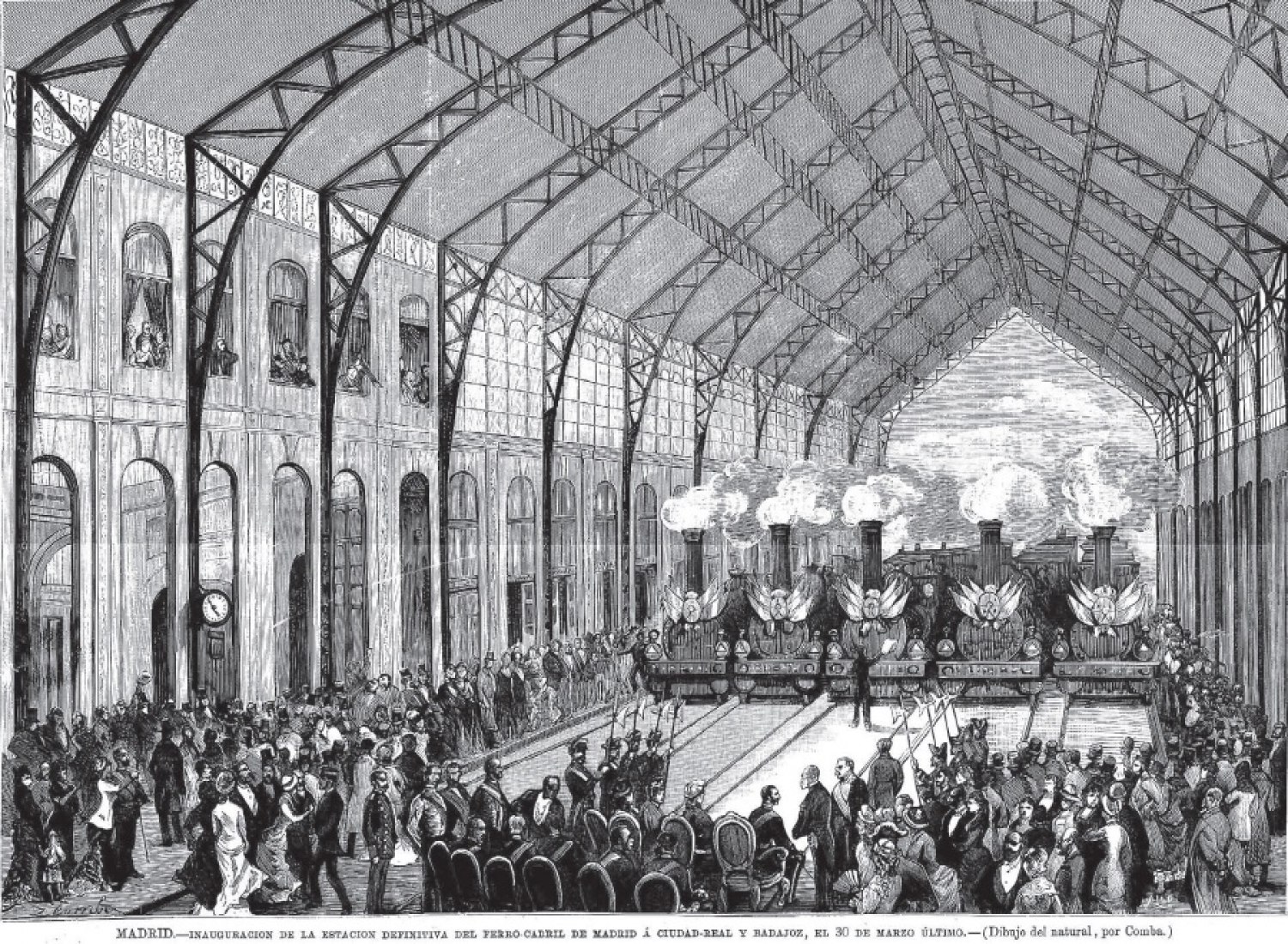 Inauguration of the station. The Railway Museum in Open House Madrid 2018