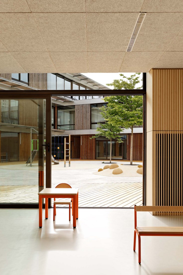 Centro Escolar y de Actividades en Antony por Dietmar Feichtinger Architectes. Fotografía por David Boureau