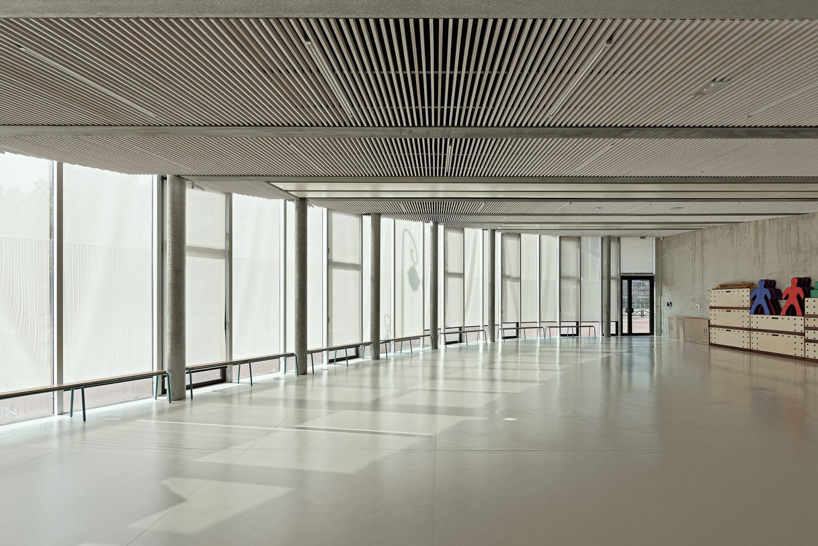 Centro Escolar y de Actividades en Antony por Dietmar Feichtinger Architectes. Fotografía por David Boureau