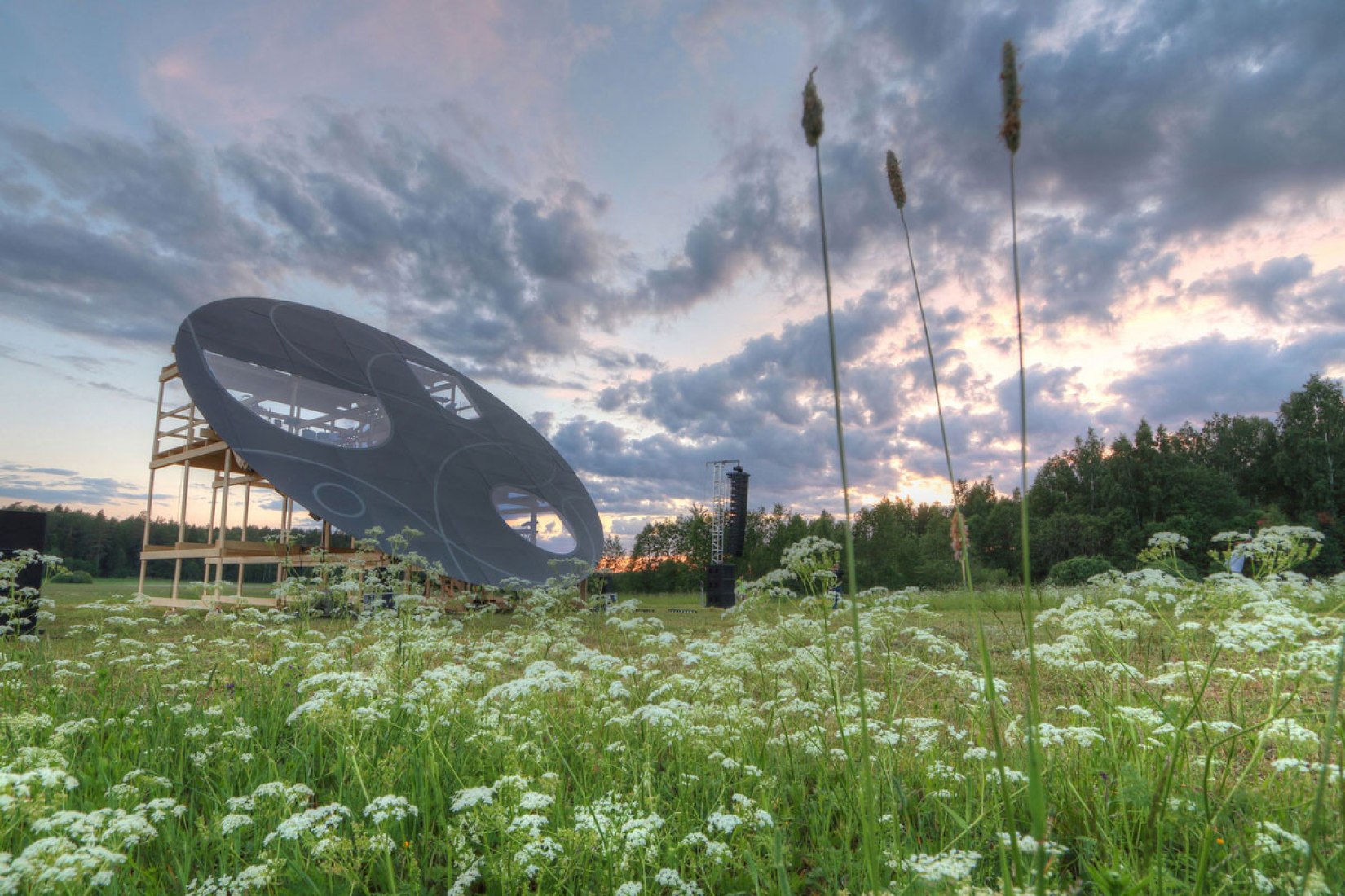 Pabellón para Nature Concert Hall 2017 por DJA. Didzis Jaunzems Architecture. Fotografía © Maris Lapins.