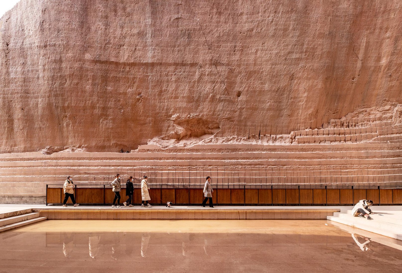 “The Quarry as Stage” by DnA_Design and Architecture. Photography by Wang Ziling / DnA_Design and Architecture.