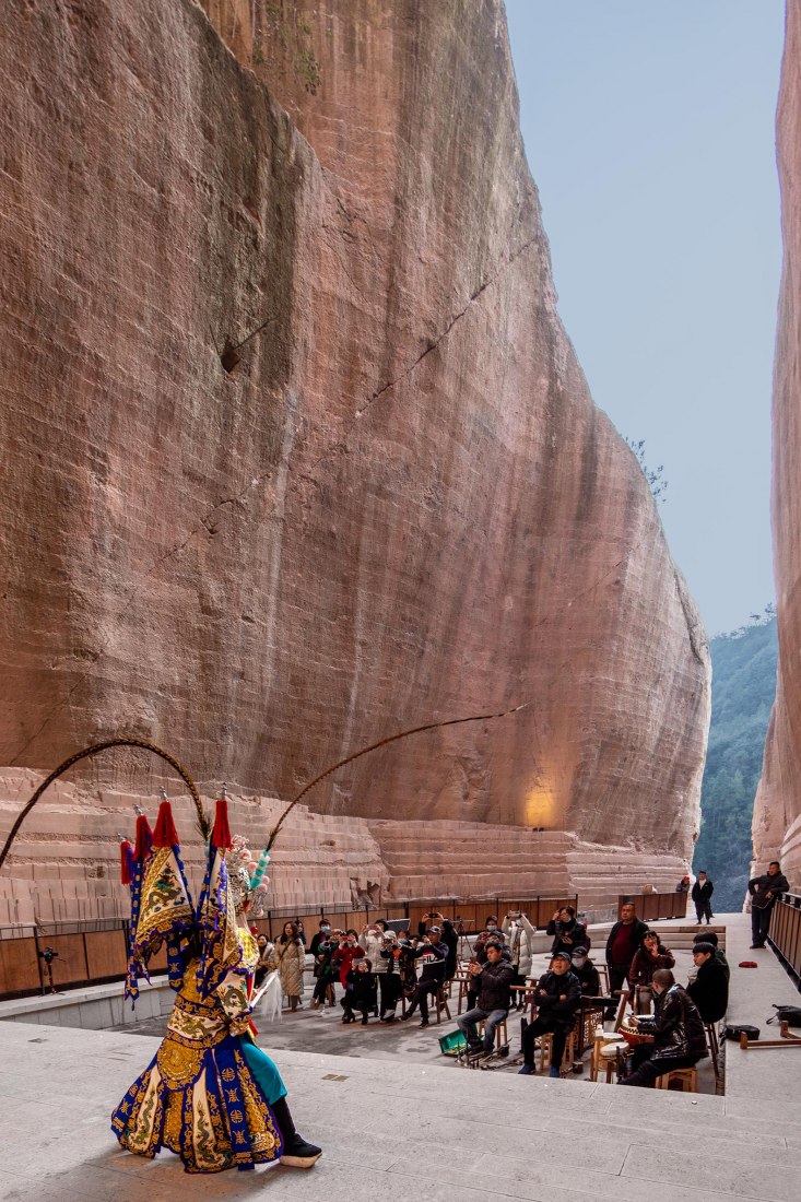 “The Quarry as Stage” by DnA_Design and Architecture. Photography by Wang Ziling / DnA_Design and Architecture.