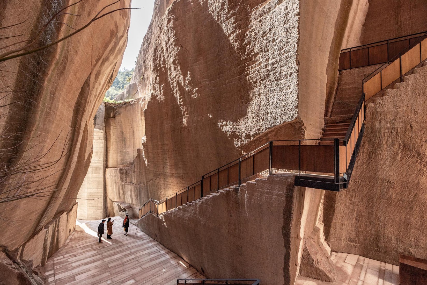 “The Quarry as Stage” by DnA_Design and Architecture. Photography by Wang Ziling / DnA_Design and Architecture.