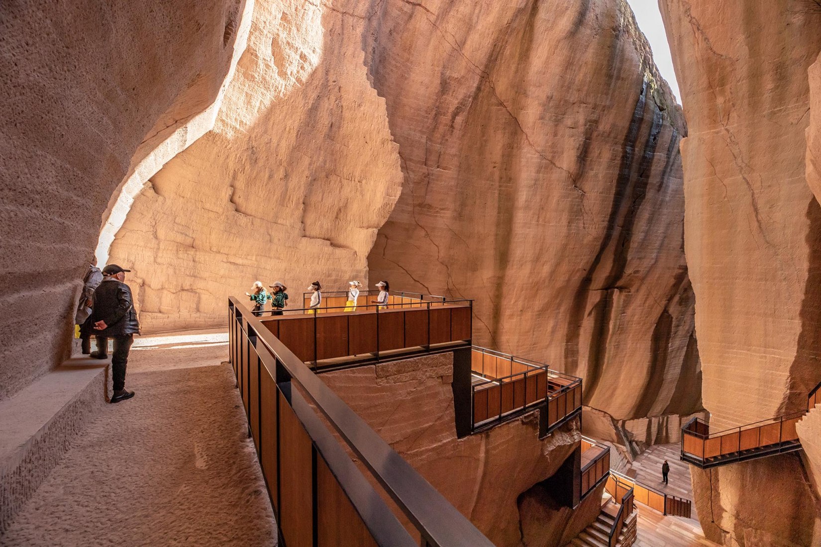“The Quarry as Stage” by DnA_Design and Architecture. Photography by Wang Ziling / DnA_Design and Architecture.
