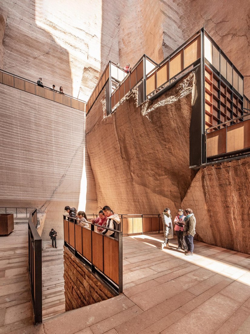 “The Quarry as Stage” by DnA_Design and Architecture. Photography by Wang Ziling / DnA_Design and Architecture.