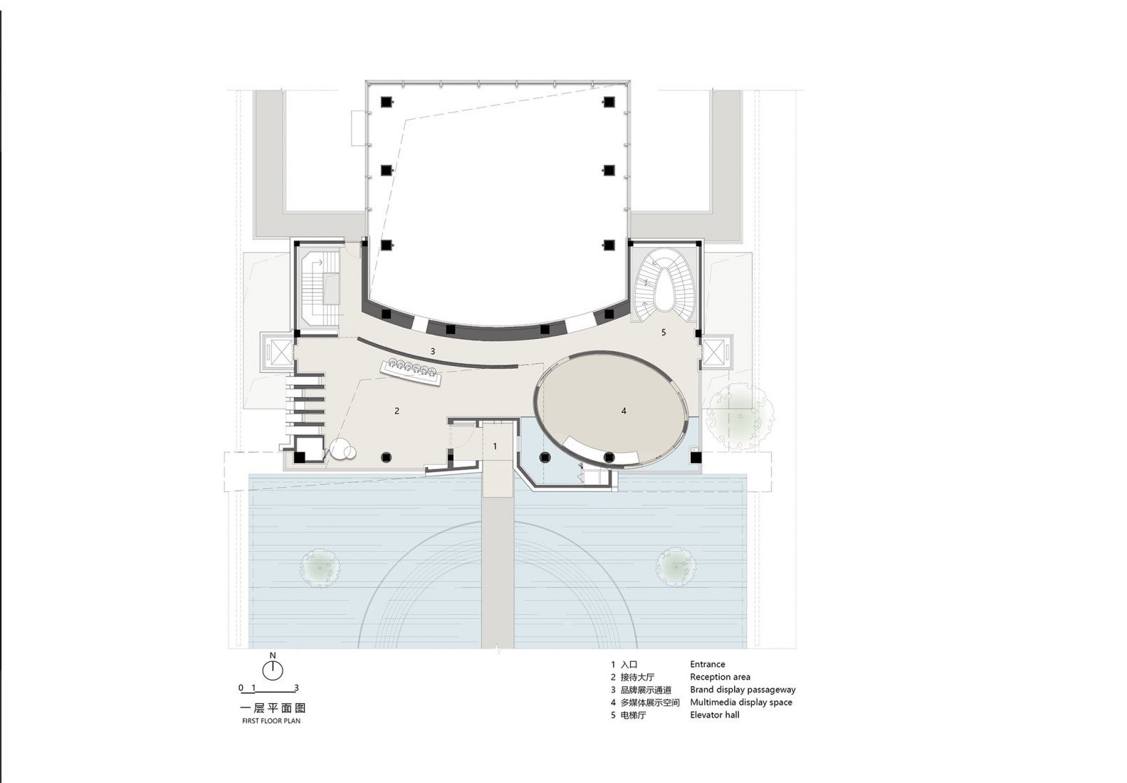 Ground floor plan. JinLin Royal Park by Do Design Group.
