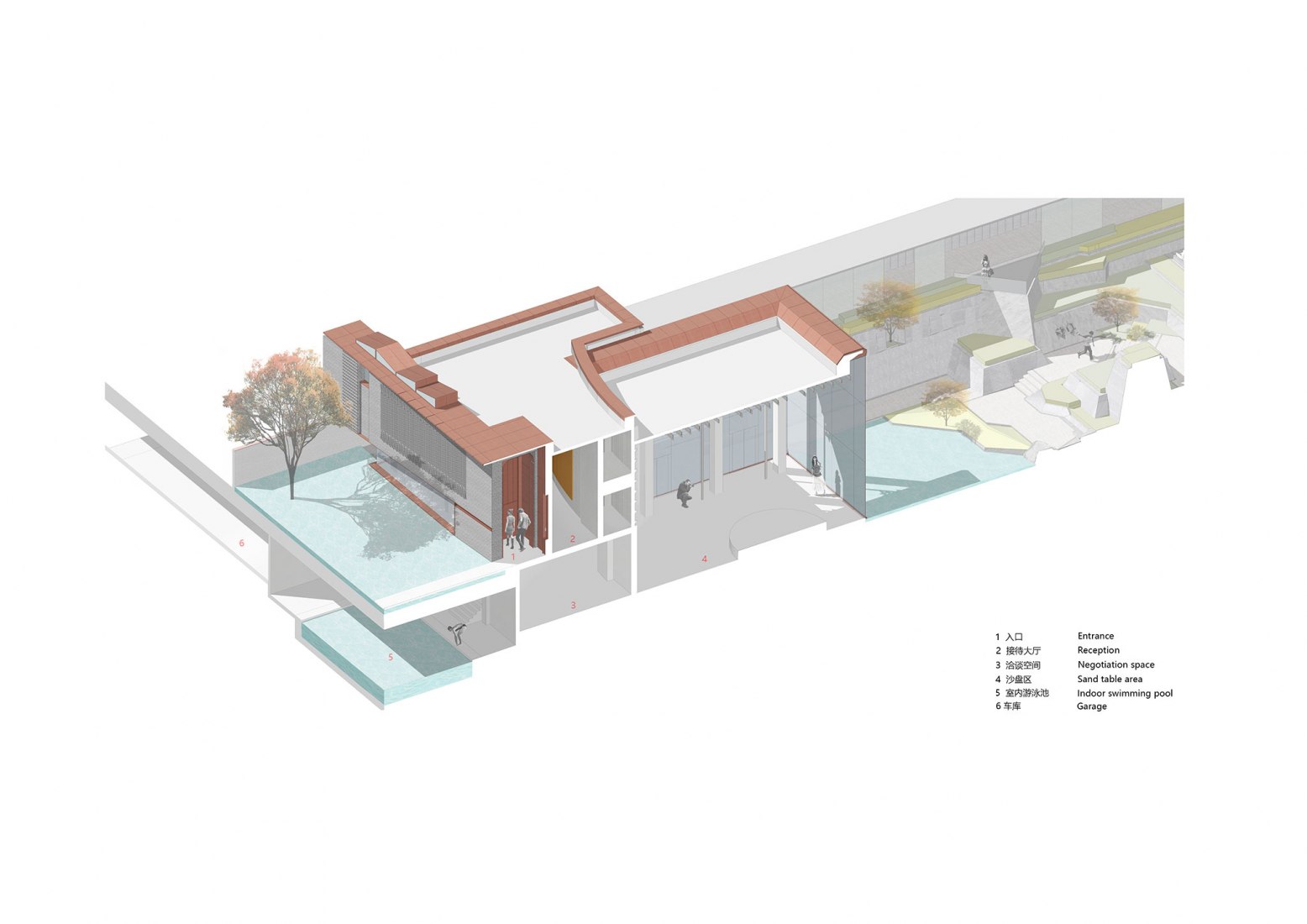 Axonometry. JinLin Royal Park by Do Design Group.