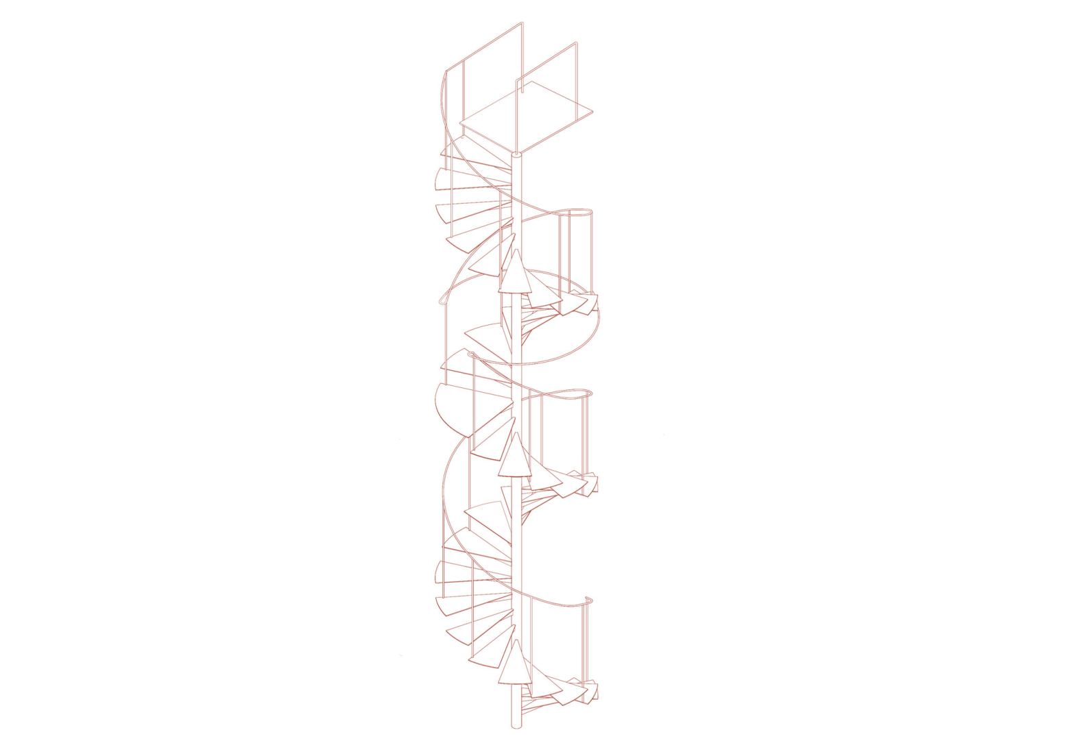 Staircase. Espacio B by Dodds Estudio. 