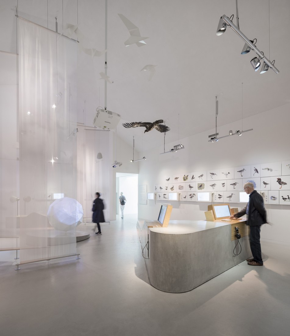 Centro de interpretación del Mar de Wadden por Dorte Mandrup. Fotografía por Adam Mørk.