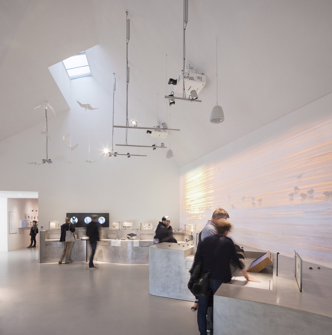 Centro de interpretación del Mar de Wadden por Dorte Mandrup. Fotografía por Adam Mørk.